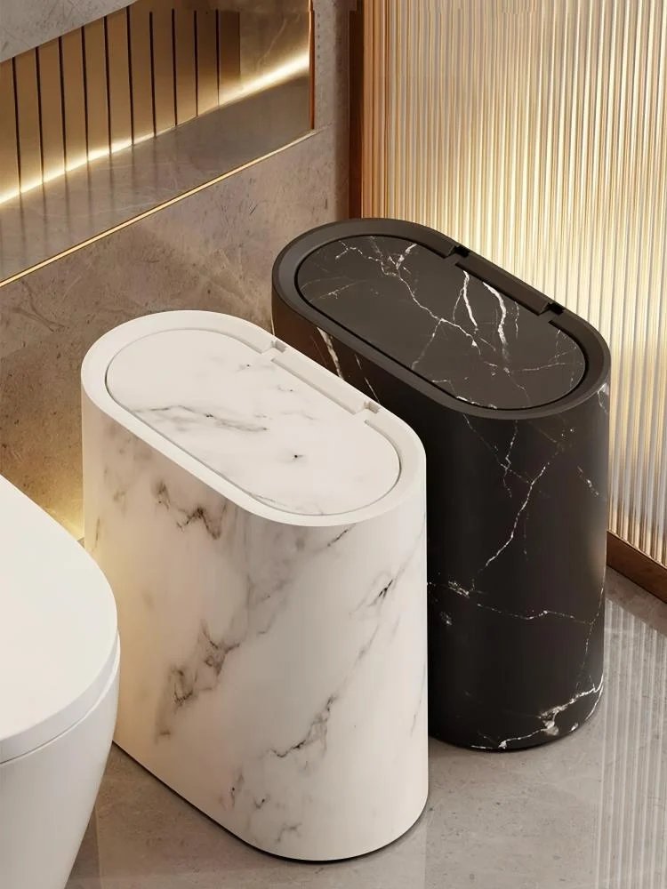 

Large Capaci Kitchen Living Room Plastic Tra Can with Lid for Toilet Special Use Sanitary Buet Bin Household Tool