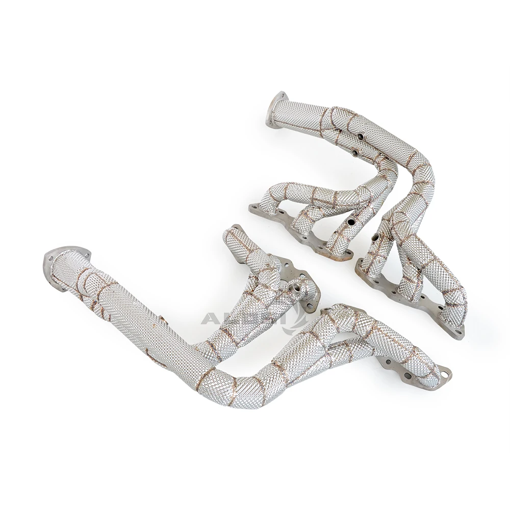High-Performance Exhaust Manifold for Aston Martin DB9 6.0 2004-with Insulation Layer - Precision Engineered for Enhanced P