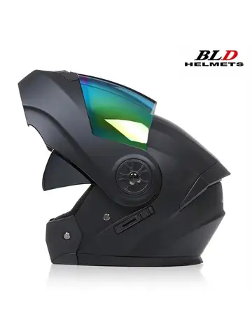 Personalised Dual Lens Flip Up Helmets Motocross Racing Modular Cascos Para Moto Men Women Fashion Full Face Motorcycle Helmet