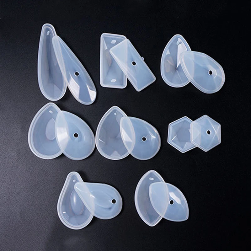 Water Drop Epoxy Silicone Mold Crystal Bracelet Necklace Earring Pendant Jewelry Mould Resin Casting Mould Craft DIY Accessories