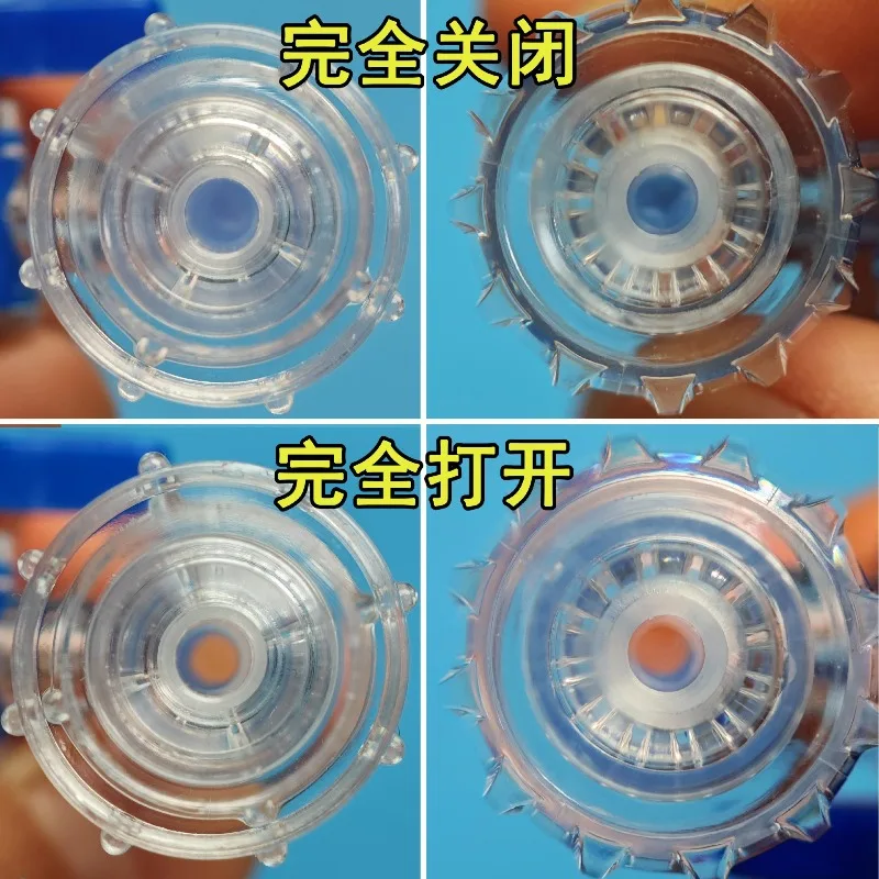 T-type Plastic Three-way Four-way Valve Luer Connector Straight-through Quick Plug Adapter Pipe