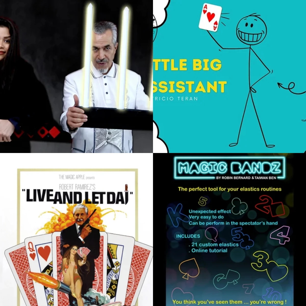 Light Shock by Tora，Little Big Assistant by Patricio Terán，Live and Let Dai by Robert Ramirez，Magic Bandz by Taiwan Ben - Magic