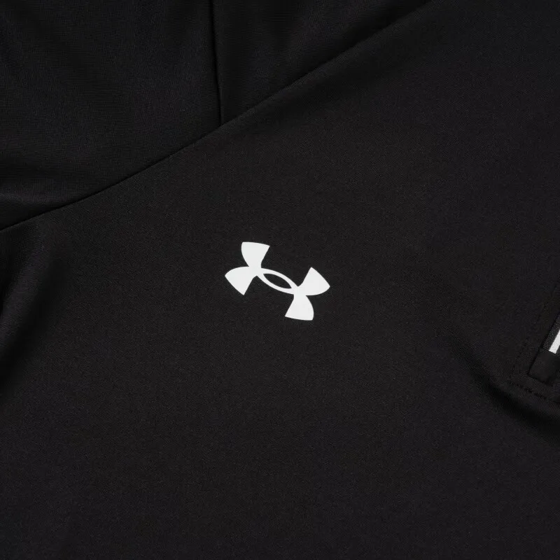 Under Armour Mens Half Zip Long Sleeve T Shirt Autumn Breathable Running Training Gym Sportswear Casual Activewear Top