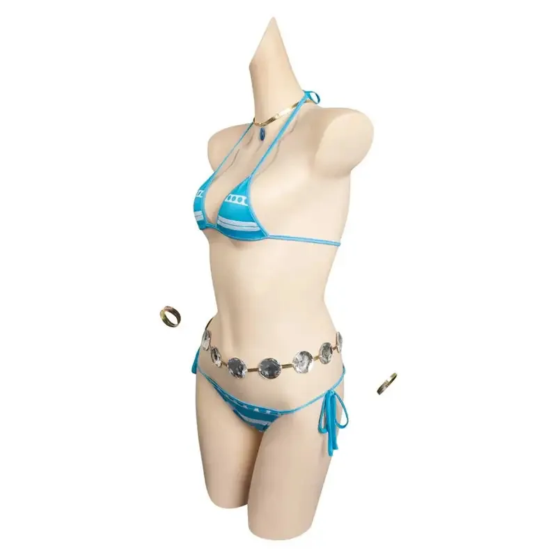 

COSda@Nami Cosplay Bikini Swimsuit Female Costume Anime Roleplay Swimwear Beach Clothing Outfits Halloween Carnival Party Fancy