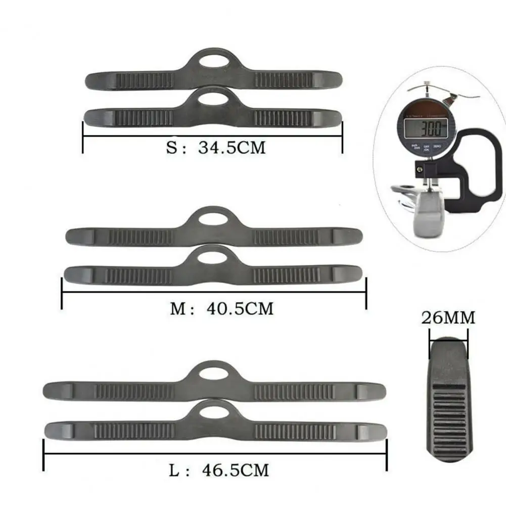 Universal Mergulho Flippers Strap, durável, útil, ajustável para esportes aquáticos, 1 par