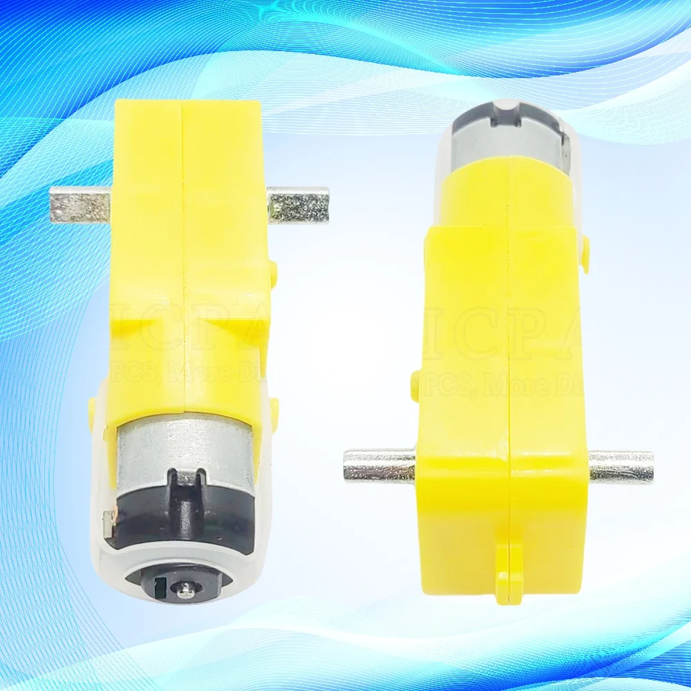 Metal TT Motor Module 1:90 Dual Shaft Gear DC 3V-6V DIY Geared Reducing Motors for Intelligent Car Robot