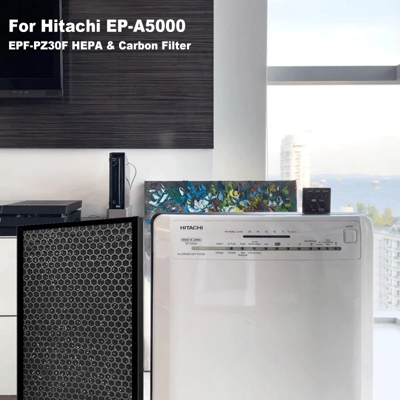 EPF-PZ30F HEPA & Carbon Filter for Hitachi Air Purifier EP-A5000