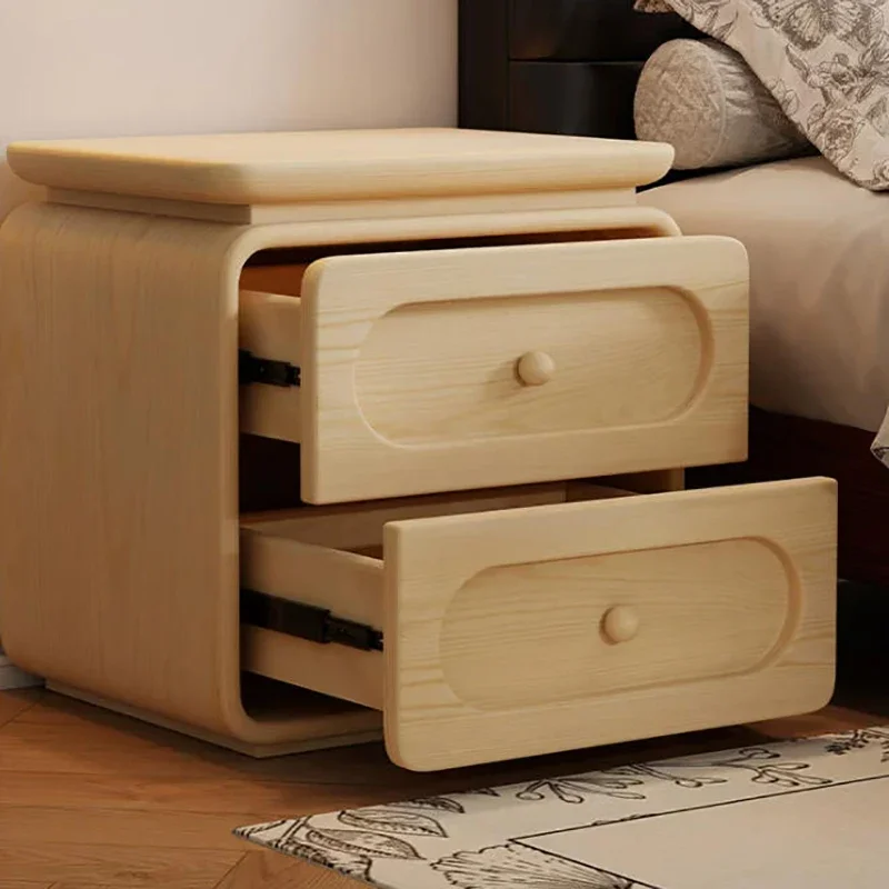 Storage Trendy Nightstand Modern Vintage Luxury Nightstand Aesthetic Display Nordic Mesita Bedroom Furniture