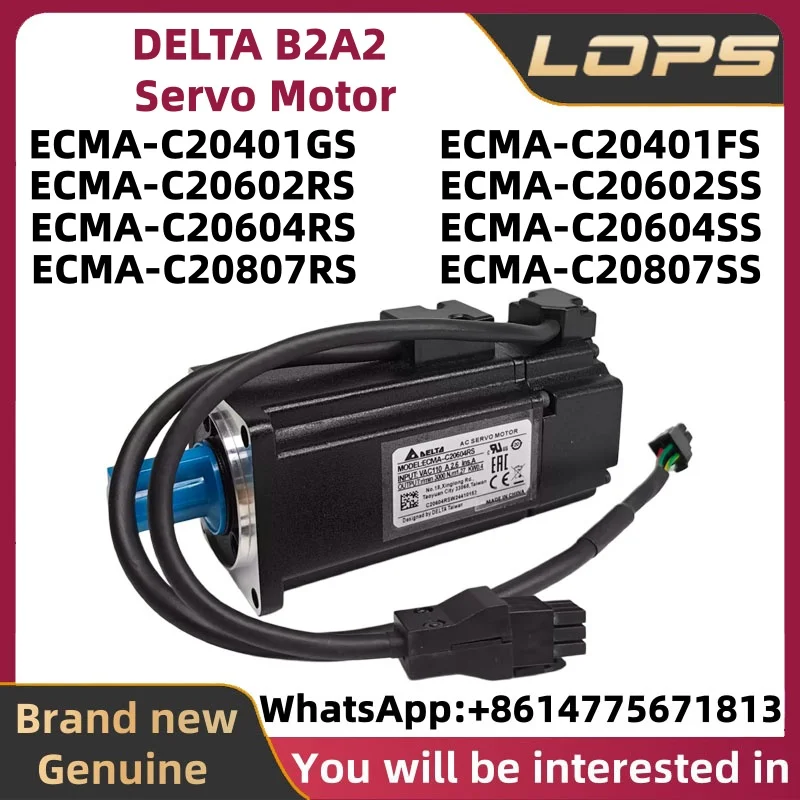 Moteur servo DELTA B2A2 ECMA-C20604RS/SS/C20602RS/SS/C20807RS/SS/C20401GS/FS, neuf et original, en stock