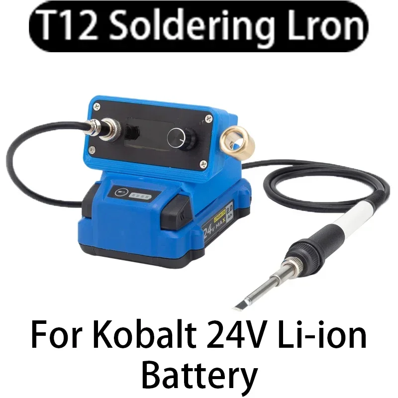 

Quick Heating T12 soldering station welding iron version STC For Kobalt 24V Li-ion battery T12 Digital Soldering Iron