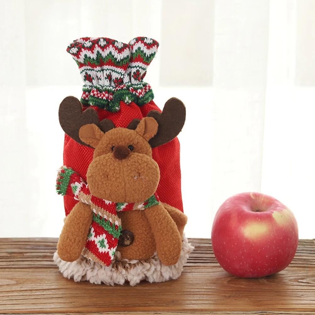 

Christmas Apple Bag Xmas Gift Tote Durable Practical for Long Lasting Use Holiday Decor Christmas Candy Bag Xmas Goodies Pouch