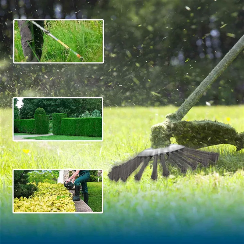 

Новое поступление, 10-дюймовая стальная проволочная щетка с сорняками, лезвие триммера для проволоки с универсальными адаптерами, насадки для кустореза из стальной проволоки