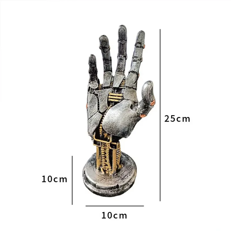 25cm Robotic Arm Integrated Handle Bracket Creative Collectible Desktop Decoration Anime Model Handmade Ornaments Toys Gifts