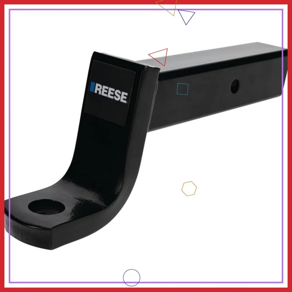 

Heavy Duty Ball Mount, 13,000 lbs Capacity, Fits 2-1/2 Inch Receiver, 5 Inch Drop, Black