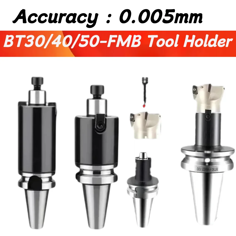 FMB-Serie Planfräswerkzeughalter BT30 BT40 BT50, FMB16 FMB22 FMB27 FMB32 FMB40 45/60/100mm Länge CNC-Fräseranschluss