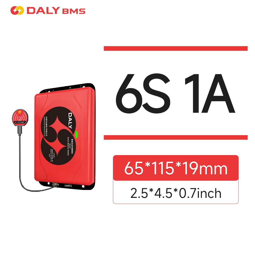 DALY Software Active 1A Balancer mit Bluetooth UART 1A 4S 8S Equalizer geeignet für LI-ION Lifepo4 LTO Batteriepack