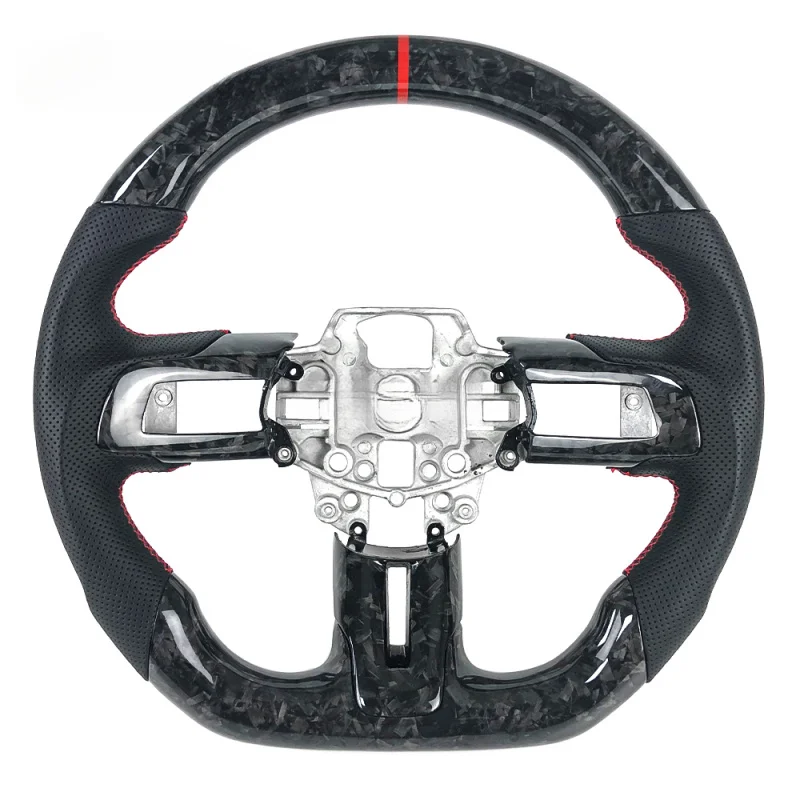 

For Ford Mustang 2015-2017 | Customizable Forged Carbon Fiber Steering Wheel
