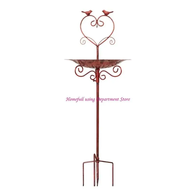  Raised Bird Bath Feeder Stake for Garden Lawn Yard Outdoor Use