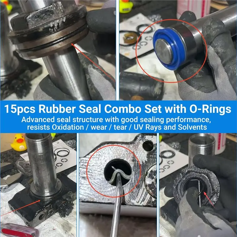 For Sears, , MVP Floor Jack 3 Or 3-1/2 Ton-O-Ring Seal& Floor Jack Seal Kit(214.50136)- 50136, G-493LWM