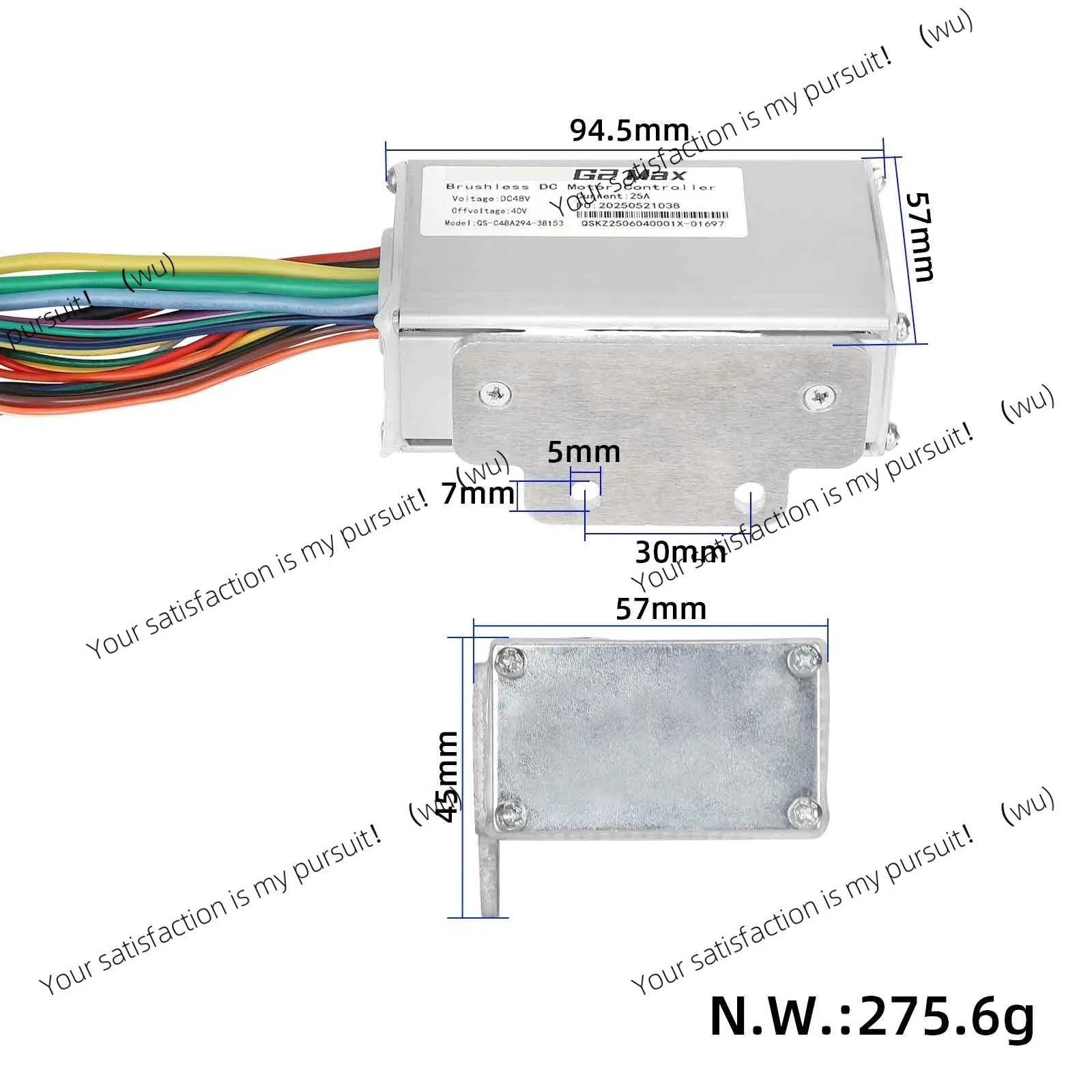 Compatible with the core module components of the Kukirin G2 Max electric scooter controller 48V25A main control board