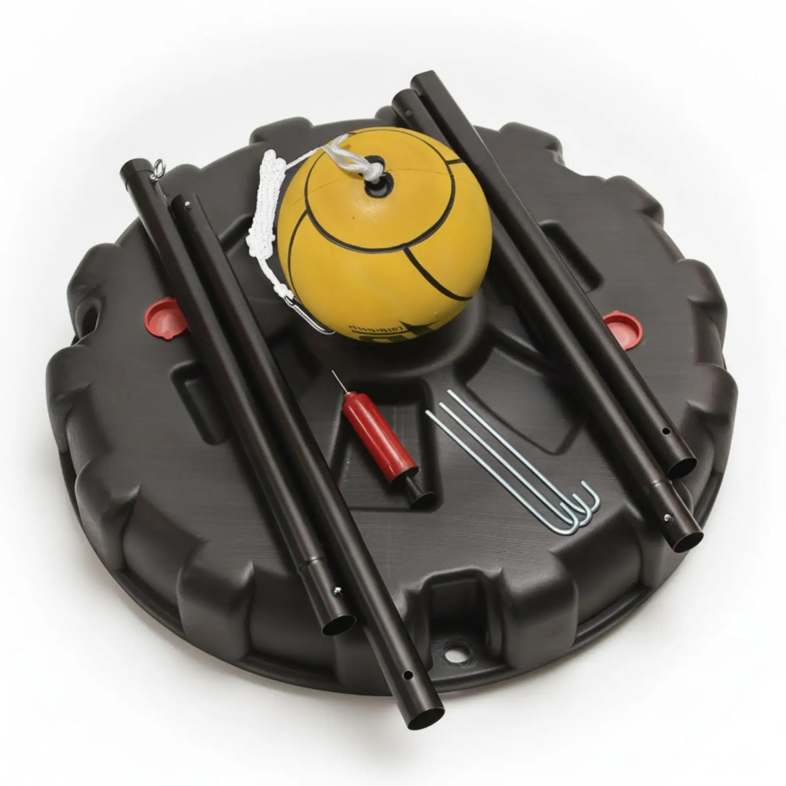 Tetherball Training Set Fillable Tetherball Set with Base Outdoor for Patios