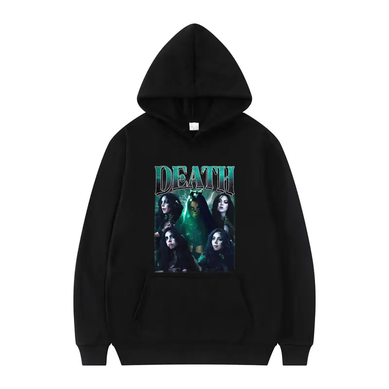 Пуловер американского комика Aubrey Plaza Rio Vidal Death Green Witch, подарочная толстовка для мужчин и женщин, классические толстовки большого размера в стиле Харадзюку