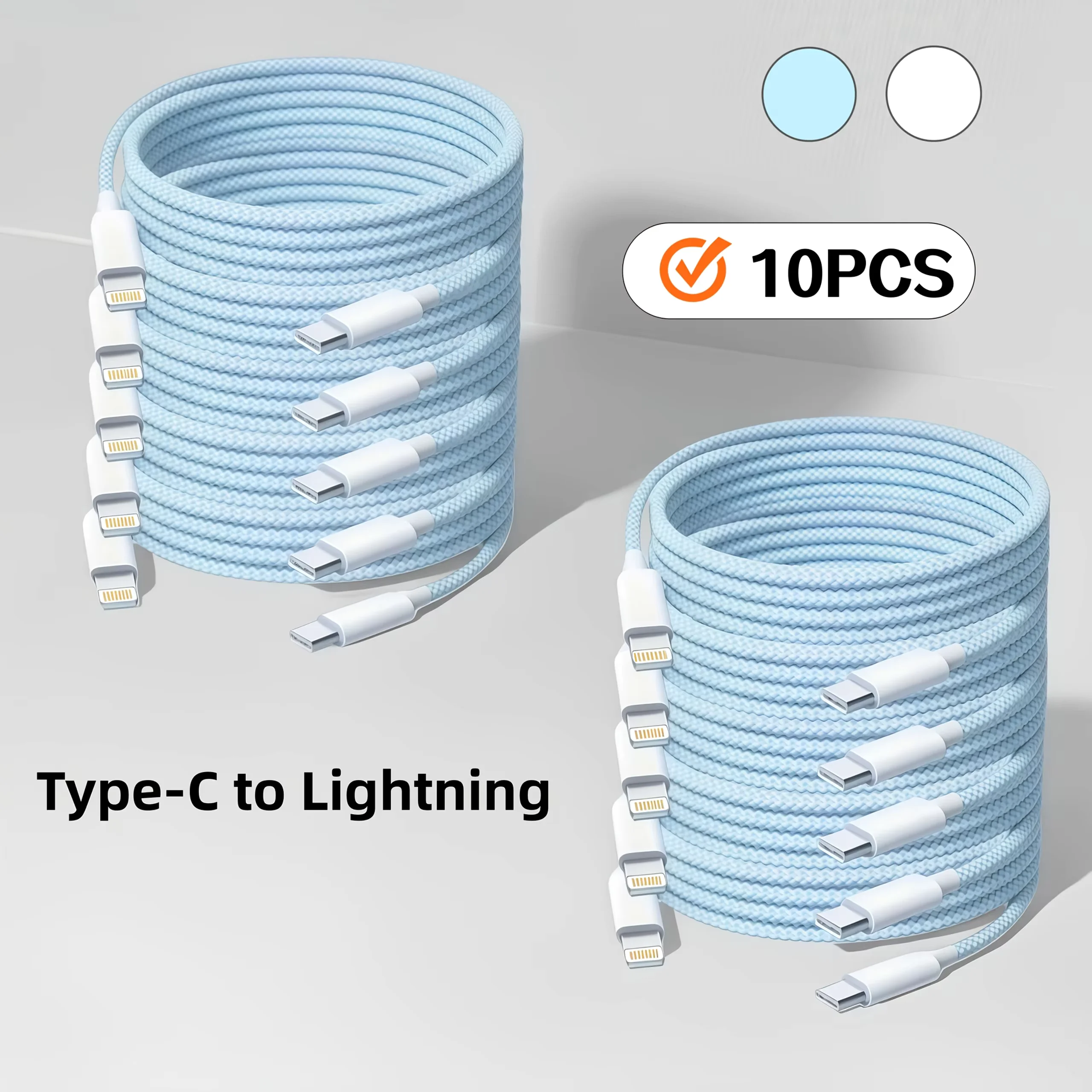Cabo USB C para Lightning com Entrega de Energia, Cabos Tipo C para Carregador de iPhone, Carregamento Rápido Compatível com iPhone 14
