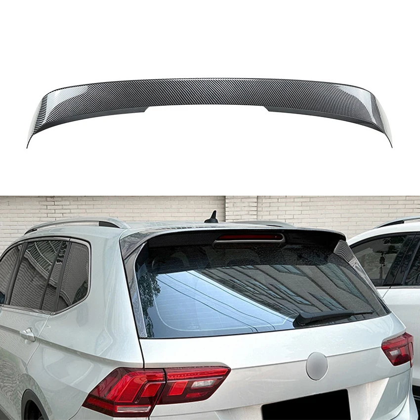 Rear Spoiler Wing For Volkswagen Tiguan MK2 2017 2018 2019 2020 2021 2022 2023 Rear Roof Spoiler Wing Body Kits Tuning