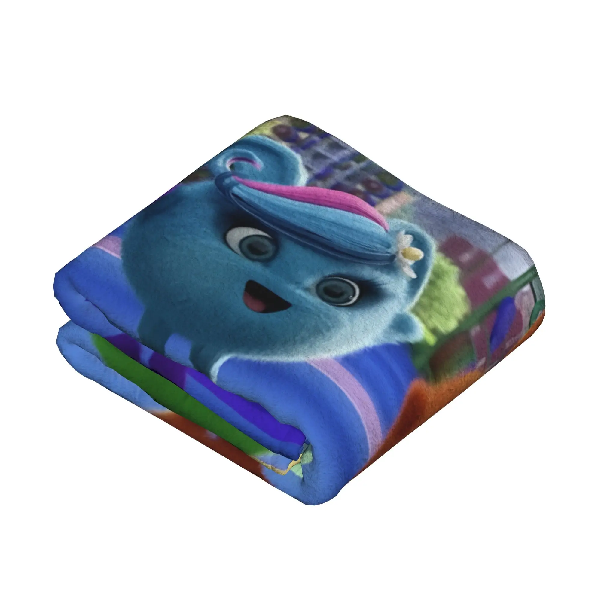 Sunny Bunnies Cartoon Blanket Cover Shiny Big Boo Iris Hopper Turbo Fleece Throw Blanket Bedding Couch Printed Warm Bedspreads
