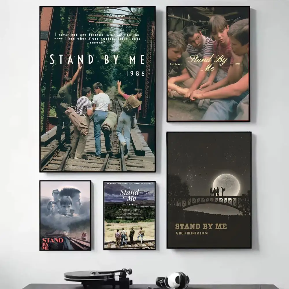 Classic Film S-Stand By M-Me Poster High-definition Art Sticker Self Adhesive Waterproof Home Decoration For Living Room