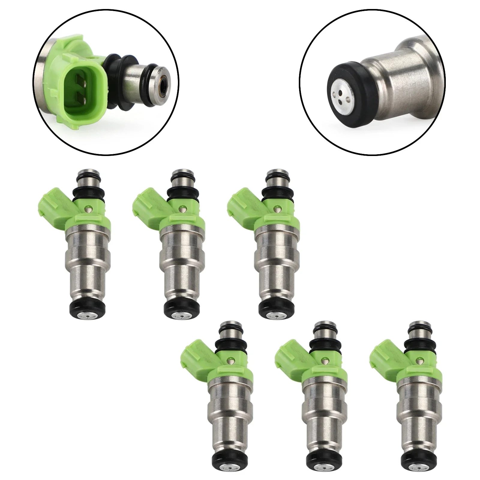 6PCS Fuel Injectors 23250-70080 Fit For Toyota Cressida Supra 3.0L 1989-1992 312CC Car Auto Parts