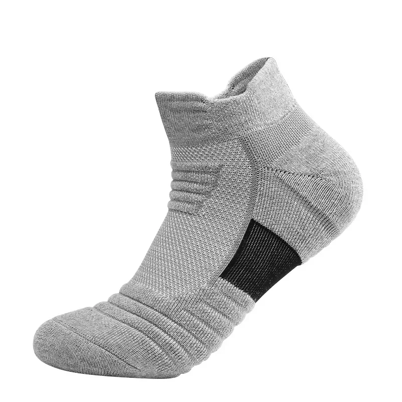 3 Pairs Breathable Mesh Athletic Terry Socks Cushioned Moisture-managing and Durable Reduces Foot for Running Hiking & Sports view 5
