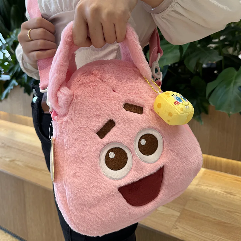 SpongeBob SquarePants Pink Bunny Handbag Ideal Women Children Single Shoulder Crossbody Bag with Great Home Décor  Decoration