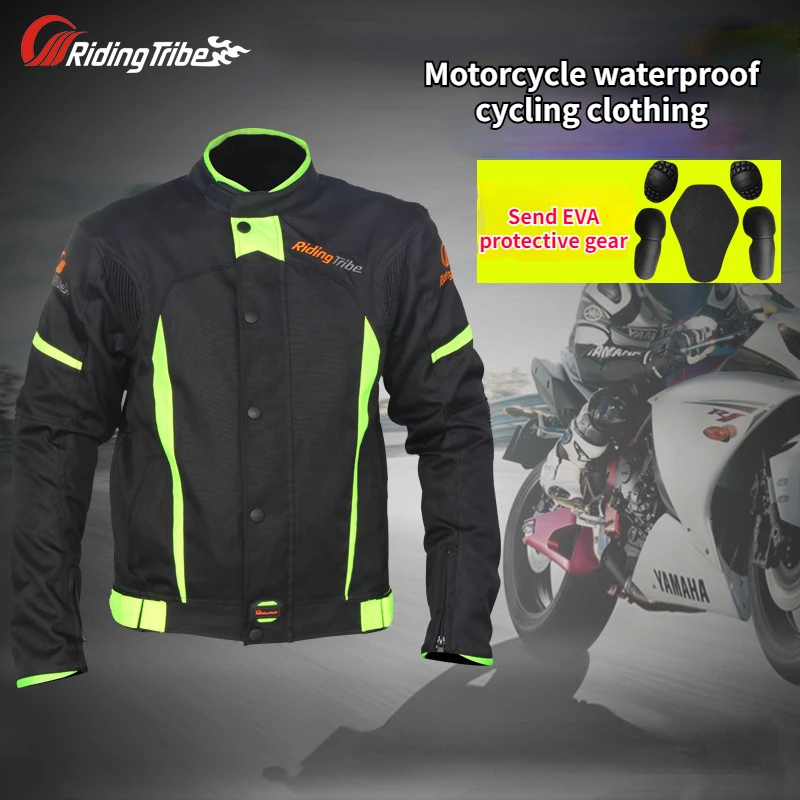 

Motorcycle Jacket Clothes Men Woman Winter Warm Motorbike Riding Reflective Breathable Waterproof Protective Suit