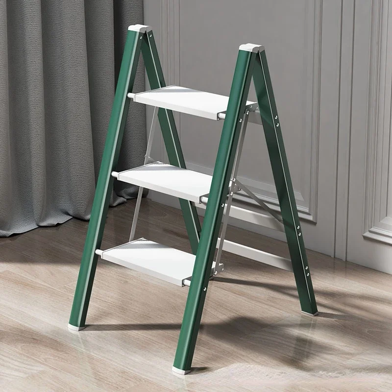 Widening and Folding Anti Slip Step Stool Multifunctional Neodymium Alloy Staircase Stool Household Staircase Flowerpot Rack