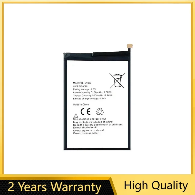 5200mAh Replacement Battery BL-51BX For infinix NOTE 8 8i X692 X683 X682B HOT 10