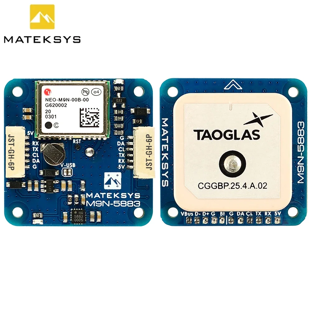 VIVaSMateksys Matek GNSS NEO-M9N M9N-5883 4~5.5V GPS QMC5883L Compass For FPV Drone Quadcopter