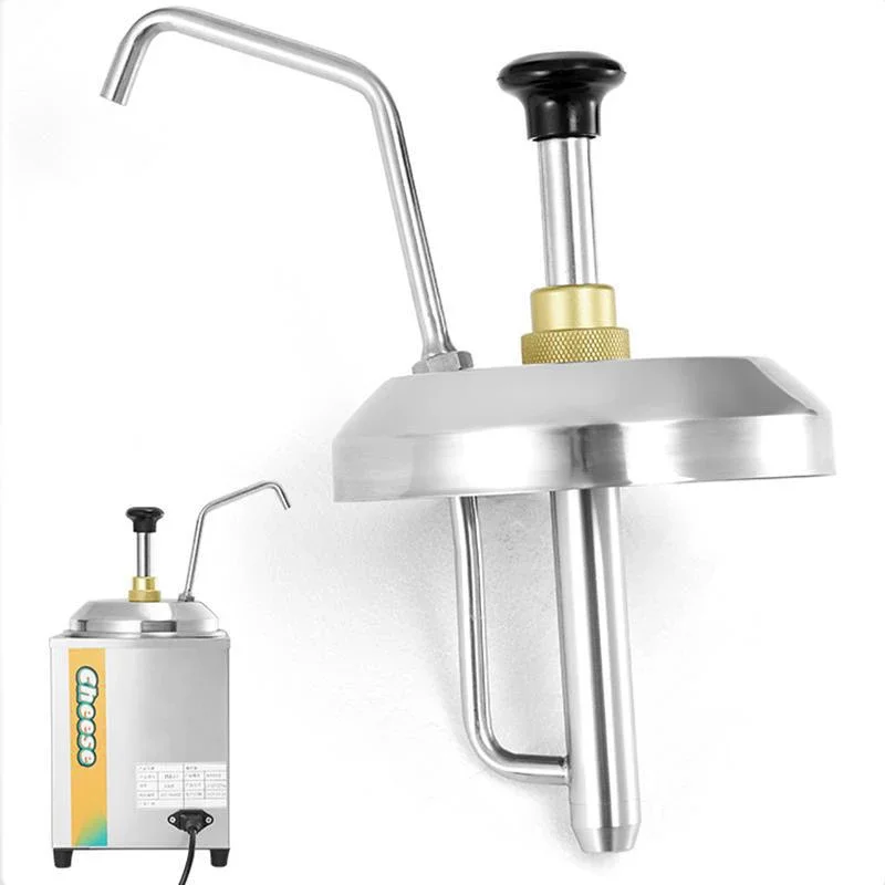 Calentador de mermelada de queso de acero inoxidable, máquina de fusión, bomba eléctrica de mermelada de frutas y salsa de 2,5 L, máquina dispensadora de Chocolate caliente de 600W