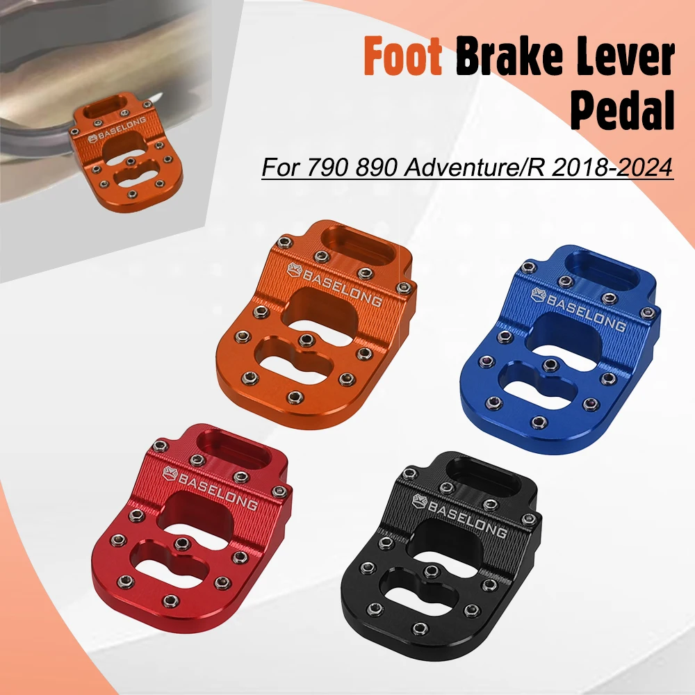 

For 790 890 Adventure/R 701 Enduro Rear Brake Pedal Step Plate Tip 690 Enduro SMCR 990 Adventure 1290 Super Adventure/R/S/T