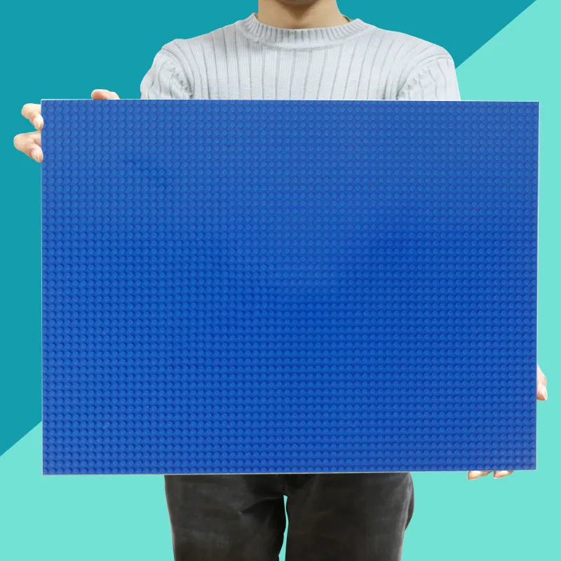 48x64 Punkte große Grundplatte für Bausteine, DIY-Wandhalterungsplatine, kompatibel mit großen Marken, Geschenkspielzeug für Kinder