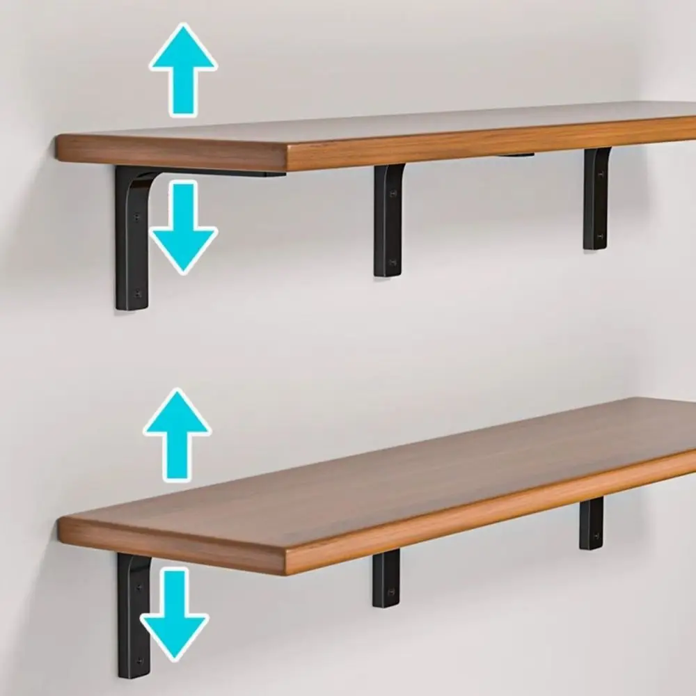 

Metal Construction Metal Collapsible Shelf Brackets Collapsible Design Triangular Shape Wall Mounted Bracket Wall Mounted