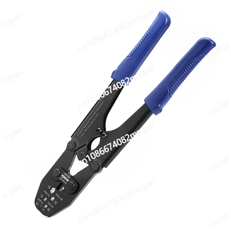 5-200A Connector Manual Cold Crimping Pliers Copper Open Nose OT Wire Nose U-shaped Bare Terminal Clamping Wire Pliers