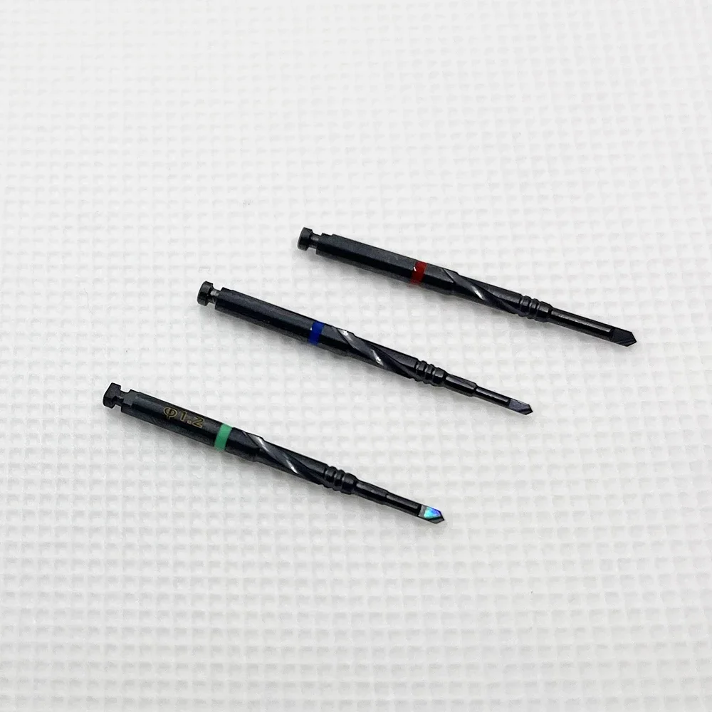 Dental Broken Implant Screw Abutment Screw Extractor Reverse Drill Failed Fixture Remover Bur Tool