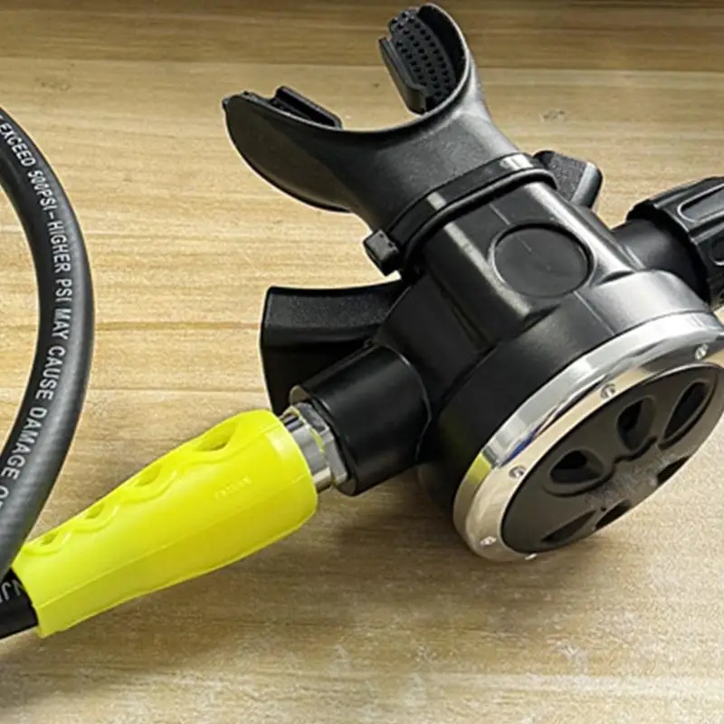 High Visibility Yellow Diving Hose Protectors Long Flexible Plastic Cover For Scubas Gear Safety And Durability 