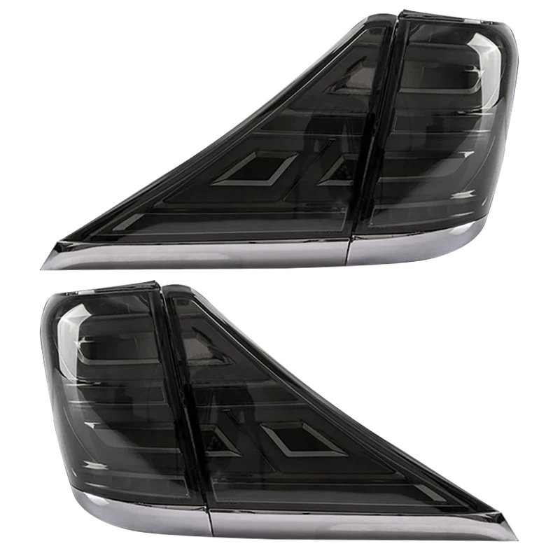 

L For 2009-2014 For Vellfire LED Smoked Tail Light New Model Red Lens For Upgrade And Replacement2025