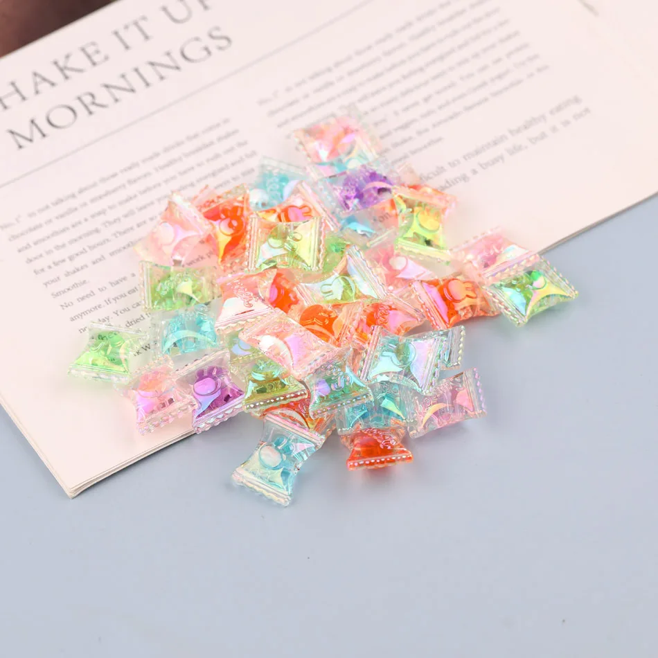 Acrylic Spacer Beads 17x21mm 10pcs Candy Beads Transparent Acrylic Beads For Jewelry Making DIY Jewelry Handicrafts Accessories