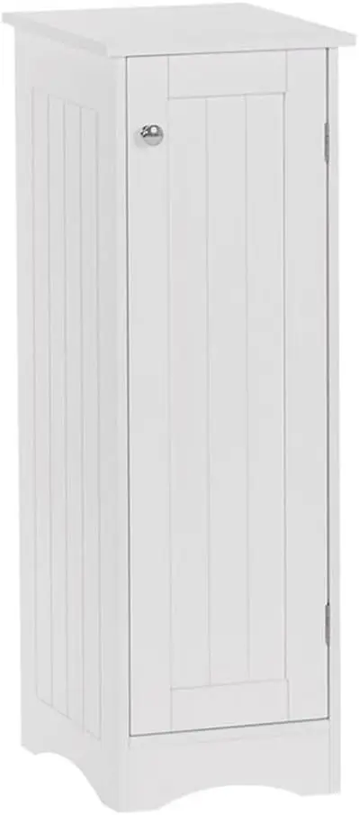 Riverridge Ashland Slim Linen Cabinet - White - Narrow Storage Cabinet For Bathroom Slim Storage With 2 Adjustable Shelves -