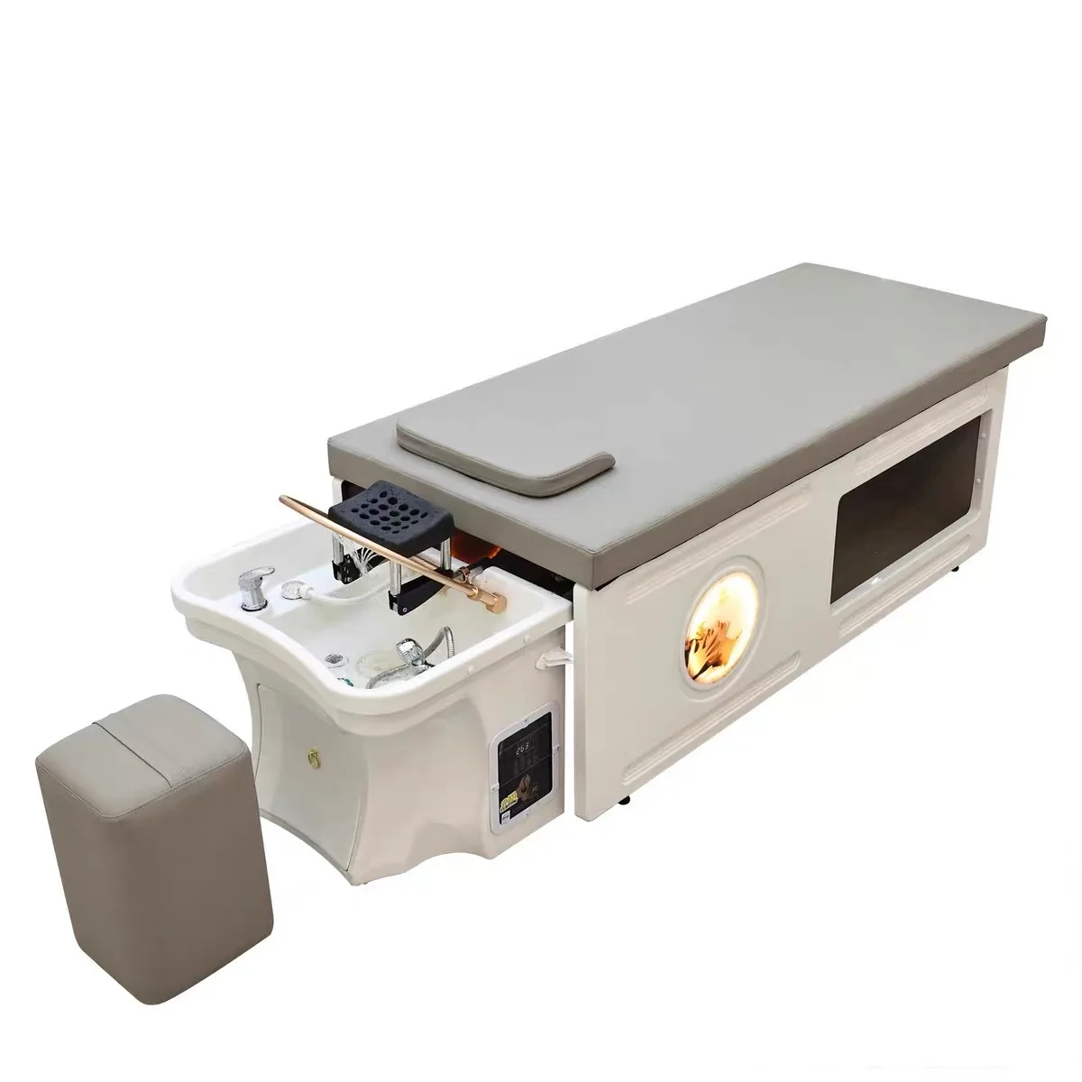 

Automatic Shampoo Bed Adjustable Hair Therapy Fumigation Bed Hydrotherapy Treatment