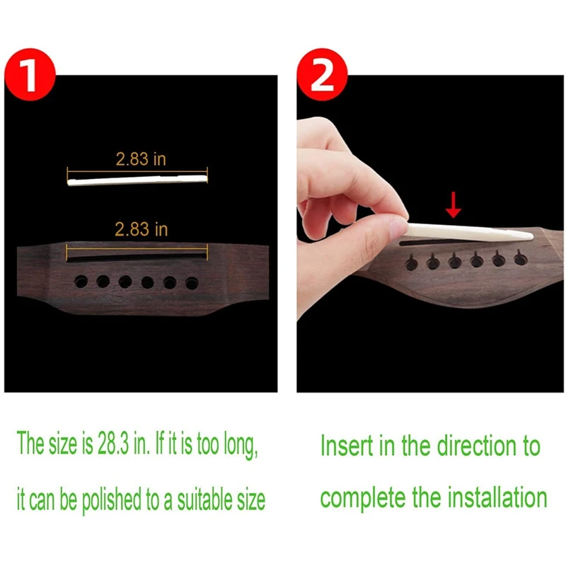 9 PCS Acoustic Guitar Bridge Pins, The Guitar Parts And Accessories Perfectly Restore The Pure Tone Promotion