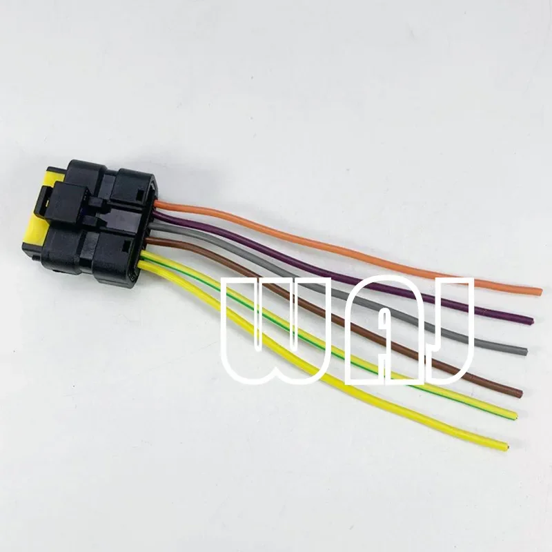 WAJ-SQ1100 Fuel Pump Wiring Harness Plug Connector 6 PIN Fits For Land Rover / PEUGEOT / VOLVO